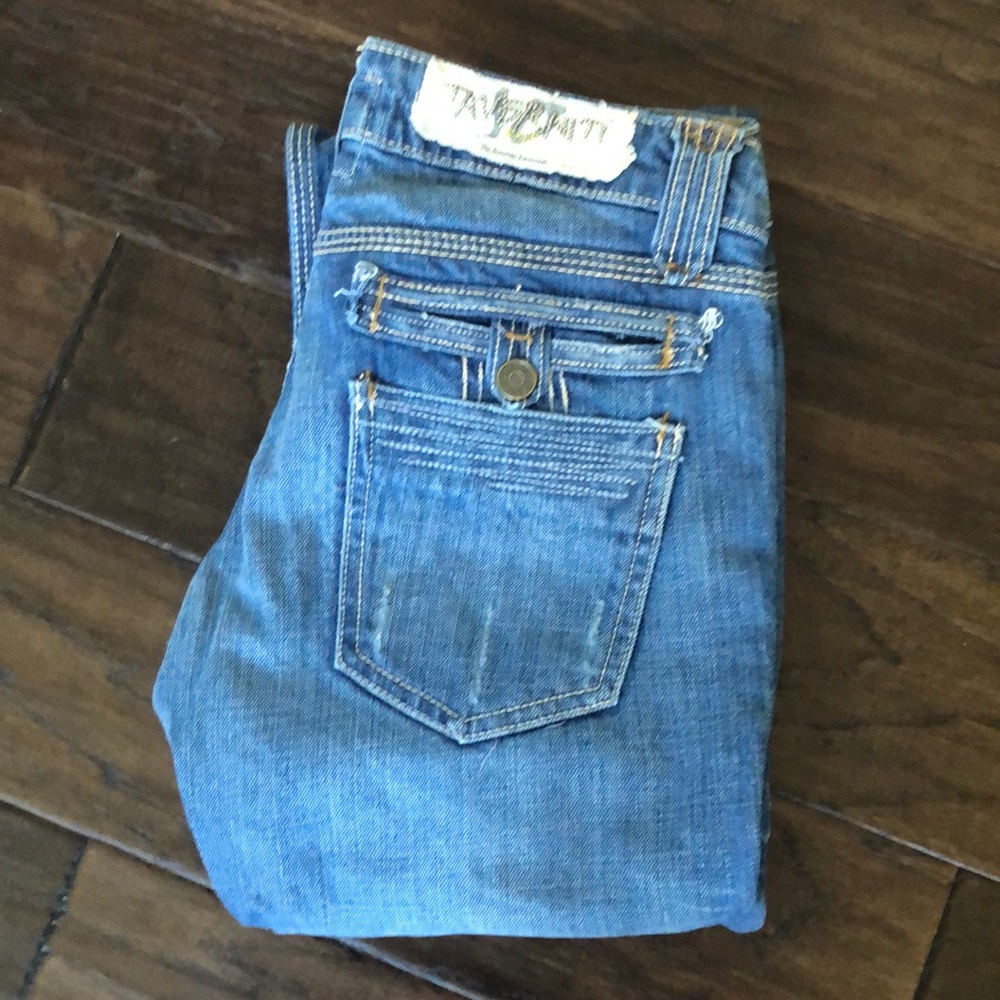 Taverniti So Jeans Straight Leg Blue Denim Jeans